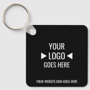 Create Your Own Custom Business Logo Template Keychain