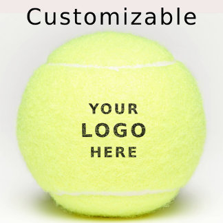 Create Your Own Custom Business Logo Tennis Balls