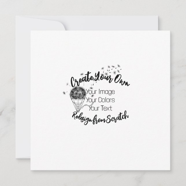 Create Your Own Custom Card (Front)