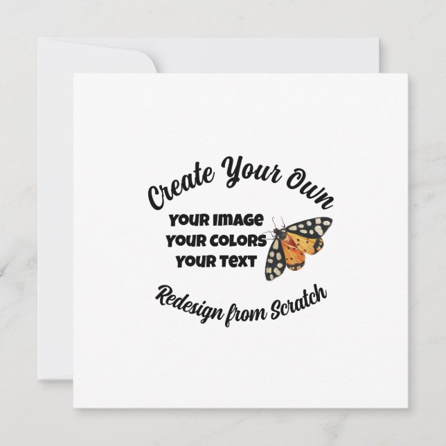 Create Your Own Custom Card (Front)