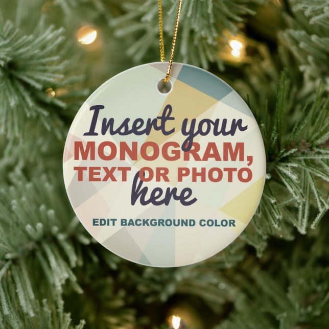 Create Your Own Custom Ceramic Ornament (Tree)