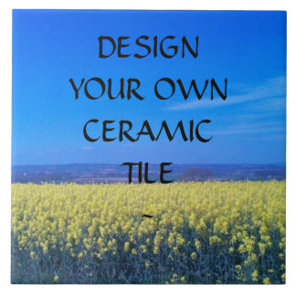 Create Your Own Custom Ceramic Tile 6" x 6"