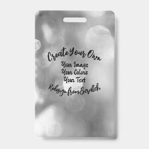 Create Your Own Custom Colour/Design Badge