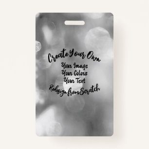 Create Your Own Custom Colour/Design Badge