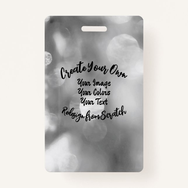 Create Your Own Custom Colour/Design Badge (Front)