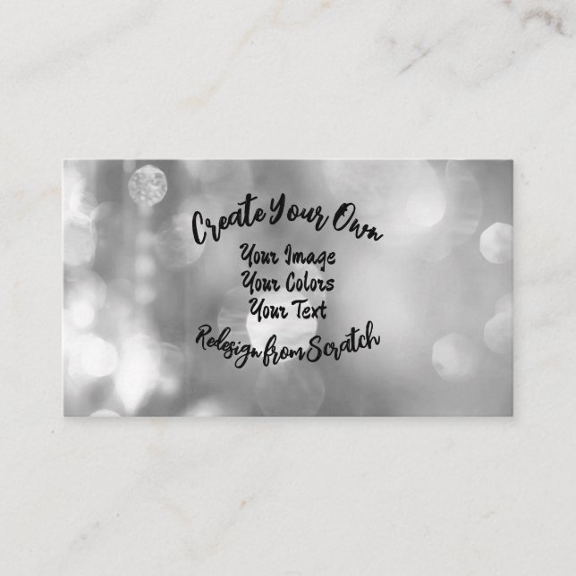 Create Your Own Custom Colour/Design Business Card (Front)