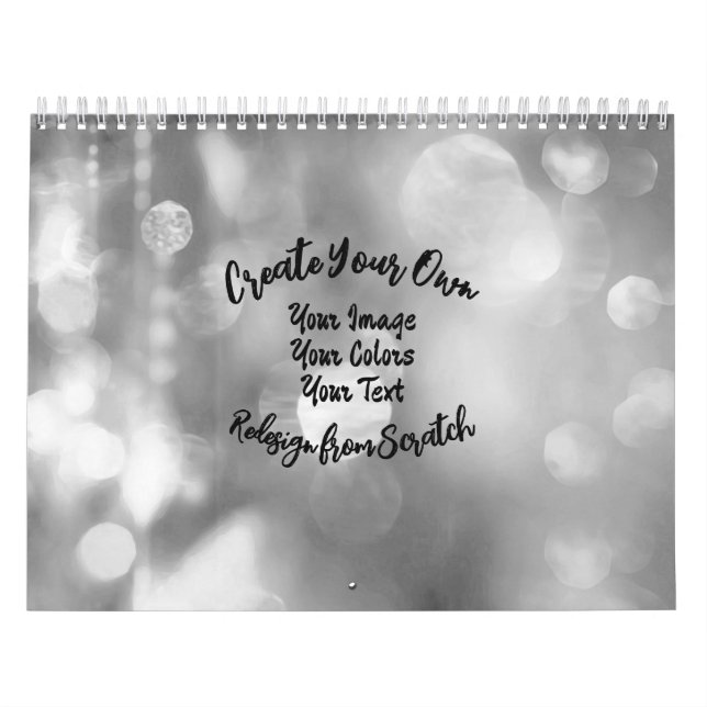 Create Your Own Custom Colour/Design Calendar (Cover)
