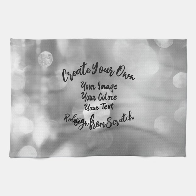 Create Your Own Custom Colour/Design Kitchen Towel (Horizontal)