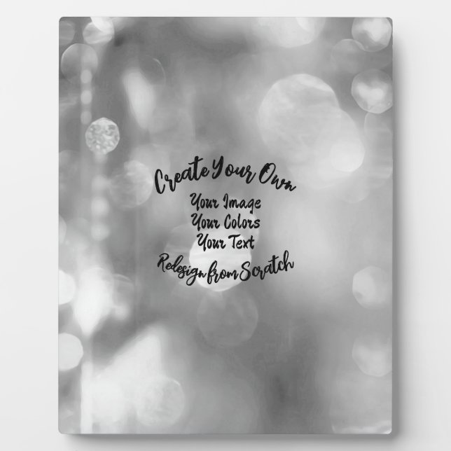 Create Your Own Custom Colour/Design Plaque (Front)