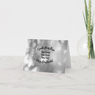 Create Your Own Custom Colour/Design Thank You Card