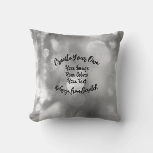 Create Your Own Custom Colour/Design Throw Pillow
