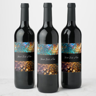 Create Your Own Custom Coloured Glass Wine Label