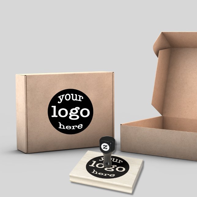 Create Your Own Custom Company Business Logo Large Rubber Stamp (Create Your Own Custom Company Event Business Logo Rubber Stamp)
