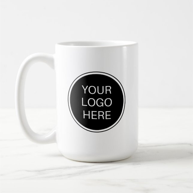 Create your own Custom Company Logo Branded Coffee Mug (Left)