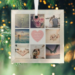 Create Your Own Custom Couple Family Photo Glass Ornament<br><div class="desc">Create Your Own Custom Couple Family Photo Glass Ornament</div>
