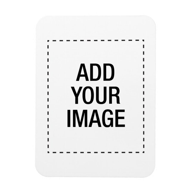 Create your own custom customizeable personalized magnet (Vertical)
