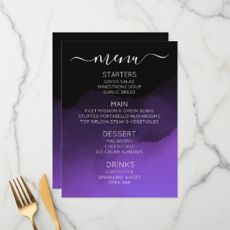 Create Your Own Custom Dark Colorized Ombré  Menu