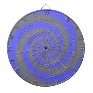 Create Your Own Custom Dart Board Blue Spiral