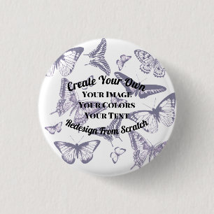Create Your Own Custom Design 1 Inch Round Button