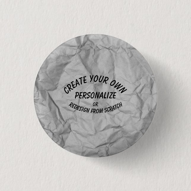 Create Your Own Custom Design 1 Inch Round Button (Front)