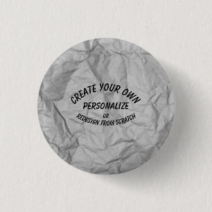 Create Your Own Custom Design 1 Inch Round Button