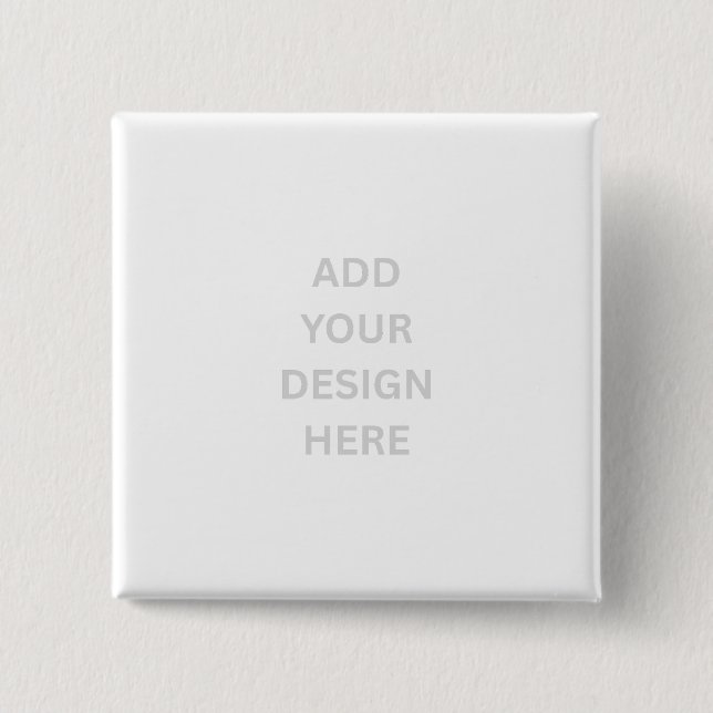 Create Your Own Custom Design 2''Scratch Resistant 2 Inch Square Button (Front)