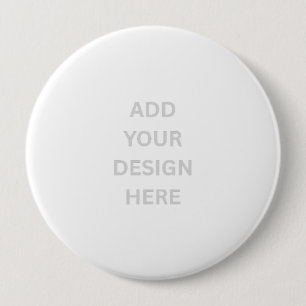 Create Your Own Custom Design 4'' Round Button