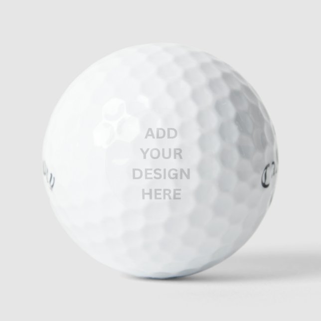 Create Your Own Custom Design Callaway Supersoft  Golf Balls (Front)