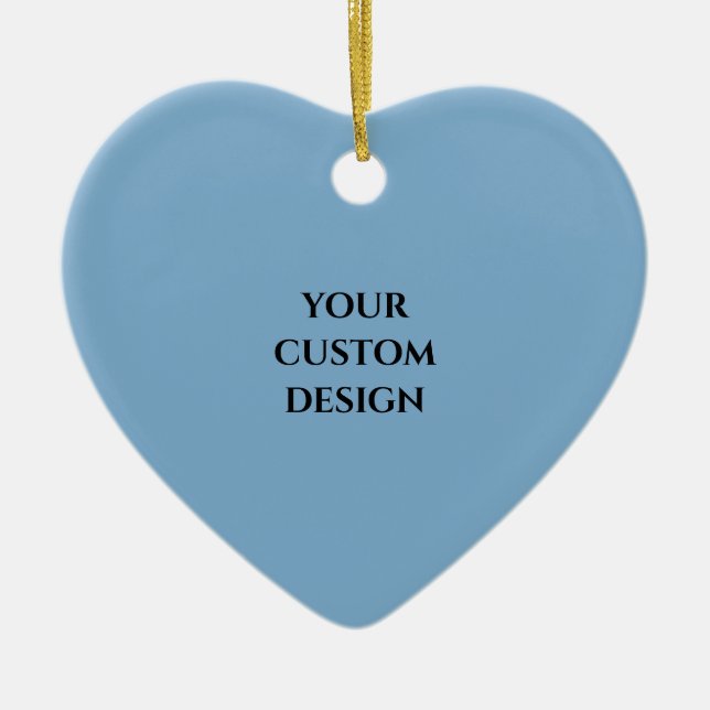 Create Your Own Custom Design Ceramic Ornament (Front)