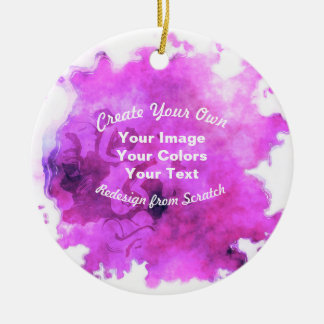 Create Your Own Custom Design Ceramic Ornament