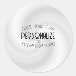 Create Your Own Custom Design Classic Round Sticker