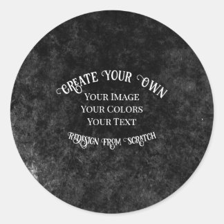 Create Your Own Custom Design Classic Round Sticker