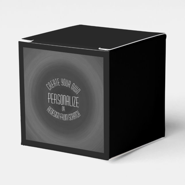 Create Your Own - Custom Design Favor Box (Front Side)