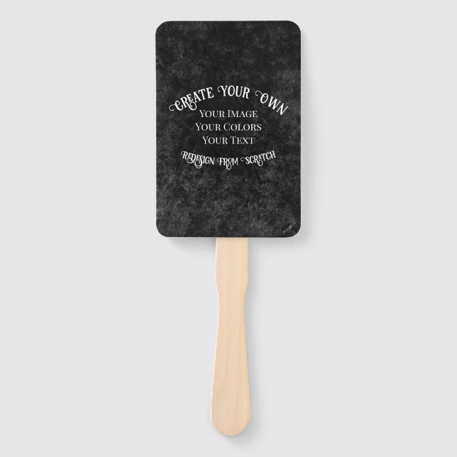 Create Your Own Custom Design Hand Fan (Front)