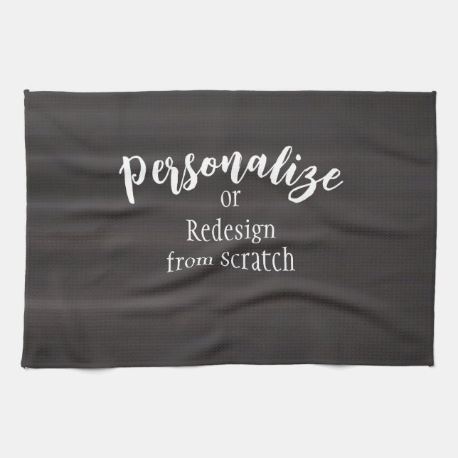 Create Your Own Custom Design Kitchen Towel (Horizontal)