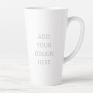 Create Your Own Custom Design Large 17oz Latte Mug
