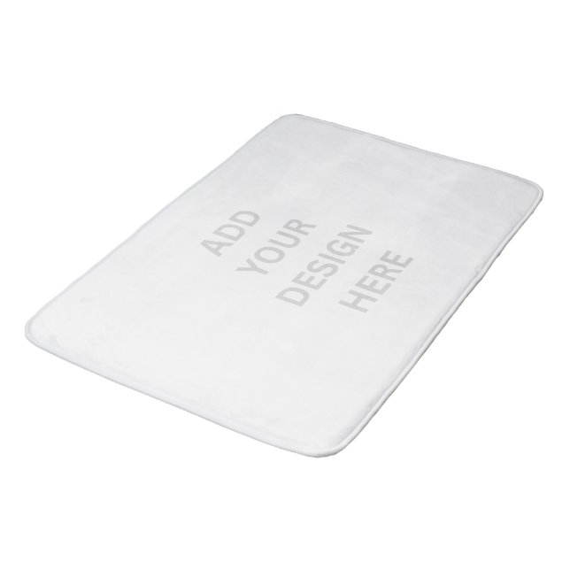 Create Your Own Custom Design Large Bath Mat (Angled)