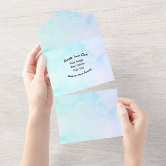 Create Your Own Custom Design/Logo All In One Invitation
