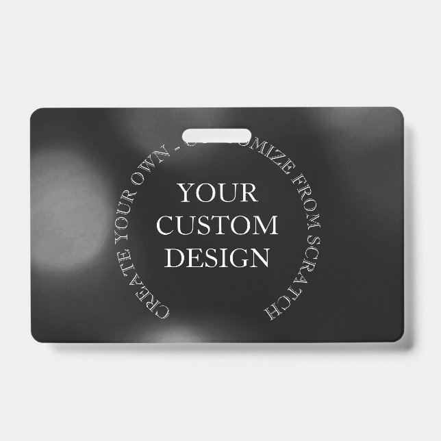 Create Your Own Custom Design/Logo Badge (Front)