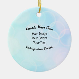 Create Your Own Custom Design/Logo Ceramic Ornament
