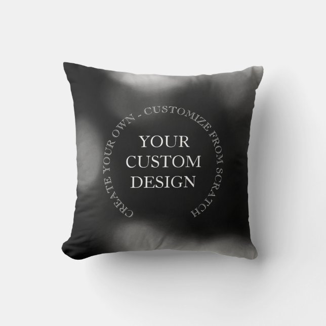 Create Your Own Custom Design/Logo Throw Pillow (Front)