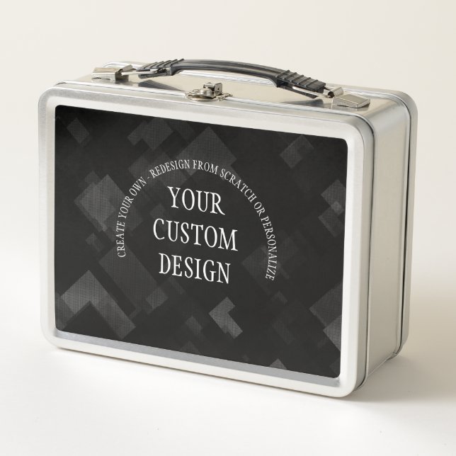 Create Your Own Custom Design Metal Lunch Box (Front)