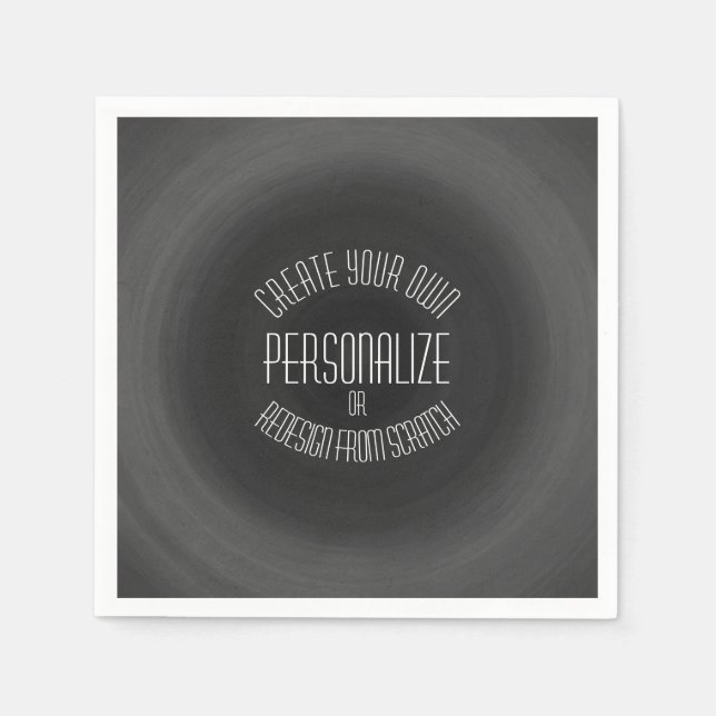 Create Your Own - Custom Design Napkin (Front)