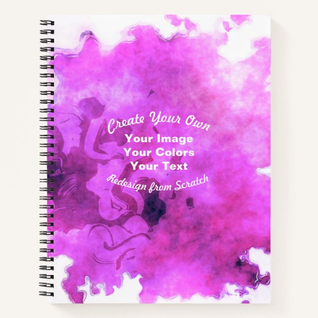 Create Your Own Custom Design Notebook (Front)