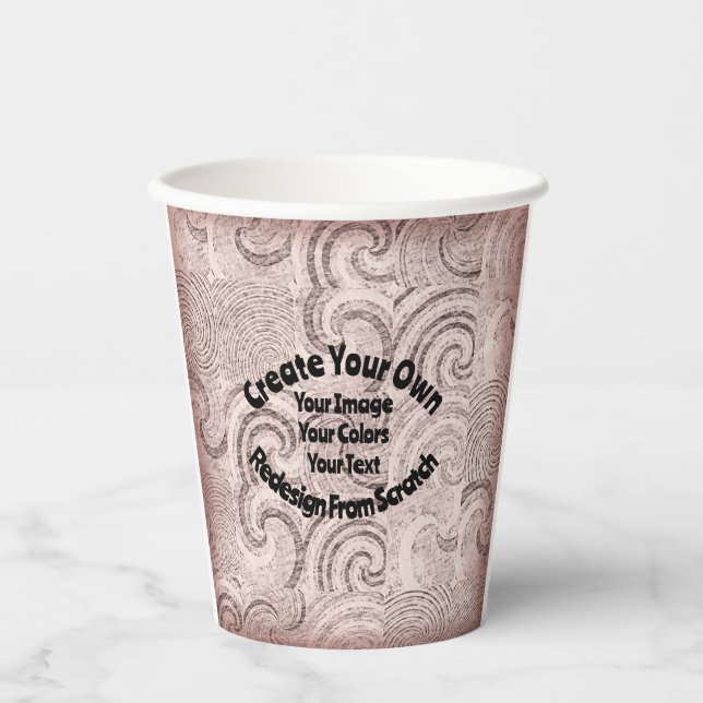 Create Your Own Custom Design Paper Cups (Front)