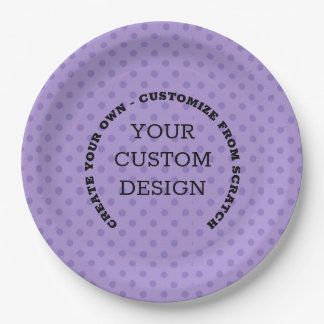 Create Your Own Custom Design Paper Plate