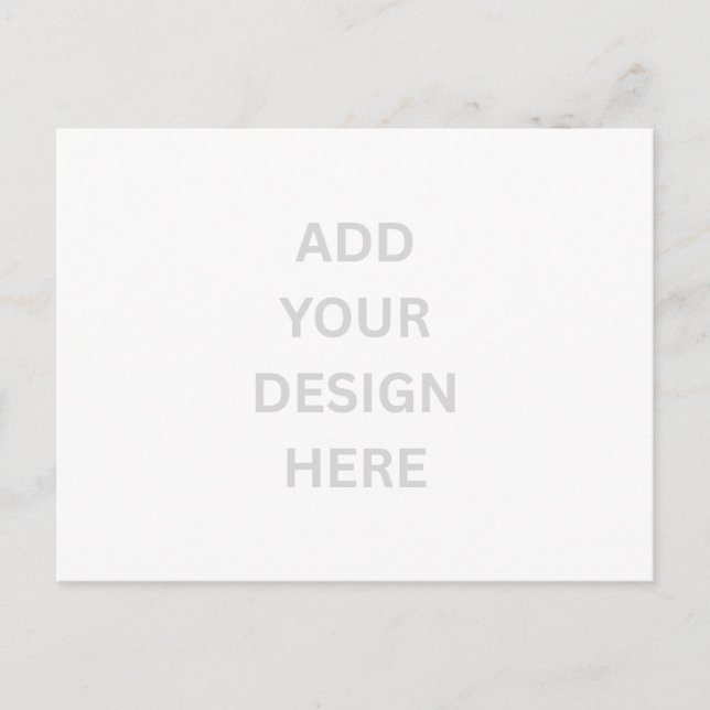 Create Your Own Custom Design Portrait Christmas Postcard (Front)