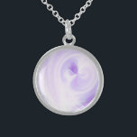 Create Your Own Custom Design Sterling Silver Necklace<br><div class="desc">Background shown: Lavender Watercolor

Create your own custom high quality stuff!

Customize this item with your own personalized text or redesign entirely from scratch by replacing our image with your own.</div>