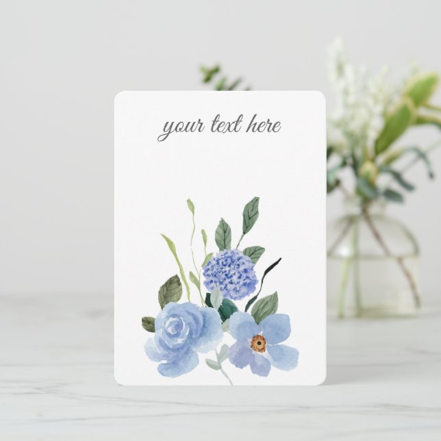  Create Your Own  Custom Design Thank You Card (Standing Front)