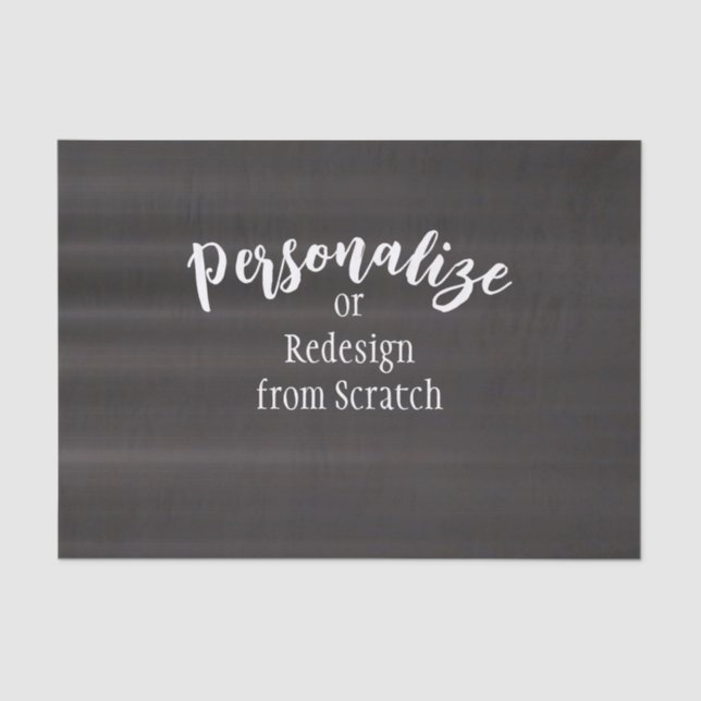 Create Your Own Custom Design Tissue Paper (Front)